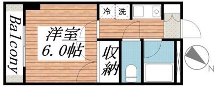 ハシモトマンションの間取り画像