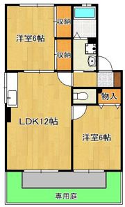 セジュール東山田III B棟の間取り画像