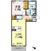 ボナール ゆうの間取り画像