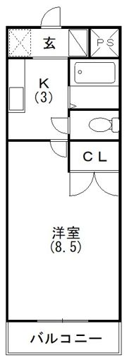 スペースG住吉の間取り画像