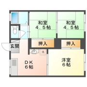 臼井コーポの間取り画像