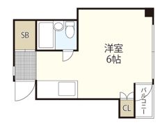 コーポ大原の間取り画像