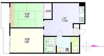 三高・サンロイヤルの間取り画像