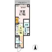 ルリアン北小岩Ⅲの間取り画像