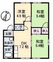 タカセコーポ C棟の間取り画像