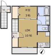フラッツァルーエの間取り画像