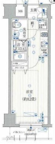 ヴェルステージ秋葉原EASTの間取り画像