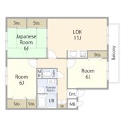 ヴァンベール芦屋の間取り画像