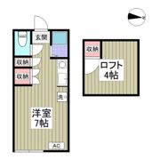 メゾンササキの間取り画像