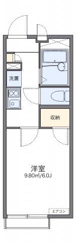 レオパレスハピネス光が丘の間取り画像