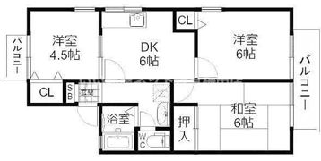 セジュール大桐の間取り画像