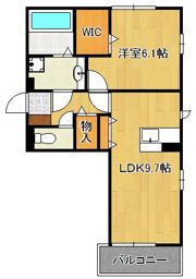ソレール ヴィラII D棟の間取り画像