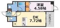 プレジオ難波ASIANの間取り画像