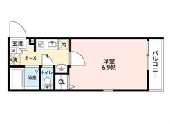 グランクオール大島の間取り画像