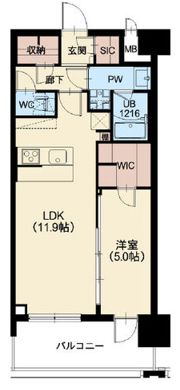 リッツ新大阪プレミアムの間取り画像