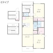 エスポワール八剣B(南棟)の間取り画像