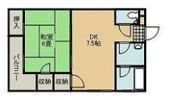 城南マンションの間取り画像