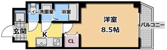 サンライフ太子橋今市の間取り画像