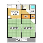成美ハイツ C棟の間取り画像