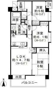 ロイヤルアーク高円寺の間取り画像