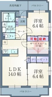 ステージグランブルーの間取り画像