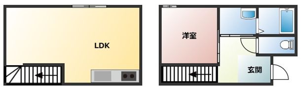 メゾネットセーラーESTの間取り画像
