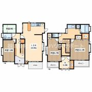 中里戸建の間取り画像