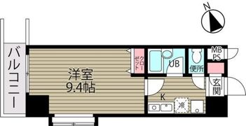 ダイヤマンションの間取り画像