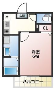 メルディア黄金町の間取り画像