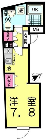 Cross Gray町屋の間取り画像