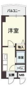 HOPE CITY天神橋の間取り画像
