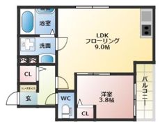 エスペランサ和白の間取り画像