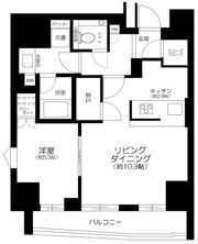 グランスイート四谷プレシアの間取り画像