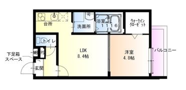 フジパレス新大阪サウスの間取り画像