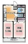 篠原南マンションの間取り画像