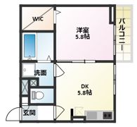フォレストメゾンIの間取り画像