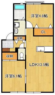 エトワールIIの間取り画像