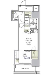 アーバネックス谷町四丁目の間取り画像