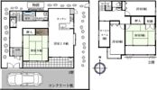 三鷹野崎3丁目貸家の間取り画像