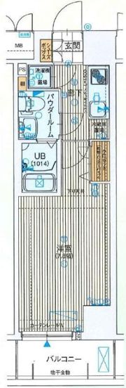 ジュネーゼグラン福島Nodaの間取り画像