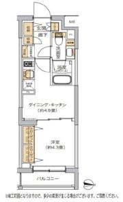リビオメゾン湯島の間取り画像