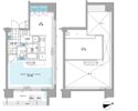 プライムアーバン芝浦LOFTの間取り画像