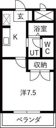 オリーブ館の間取り画像