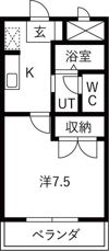 オリーブ館の間取り画像