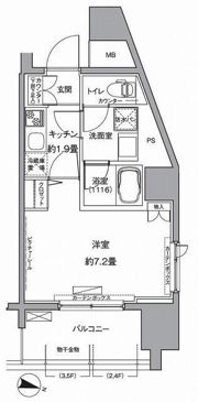 センテニアル王子神谷の間取り画像
