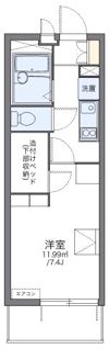 レオパレスラピスラズリ高井田の間取り画像