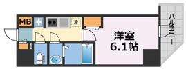 プレサンス天王寺 勝山の間取り画像