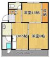 ビレッジハウス小倉南1号棟の間取り画像