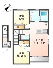 ディアベルジュの間取り画像