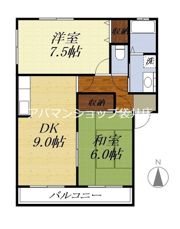 サンフローラ袋井Eの間取り画像
